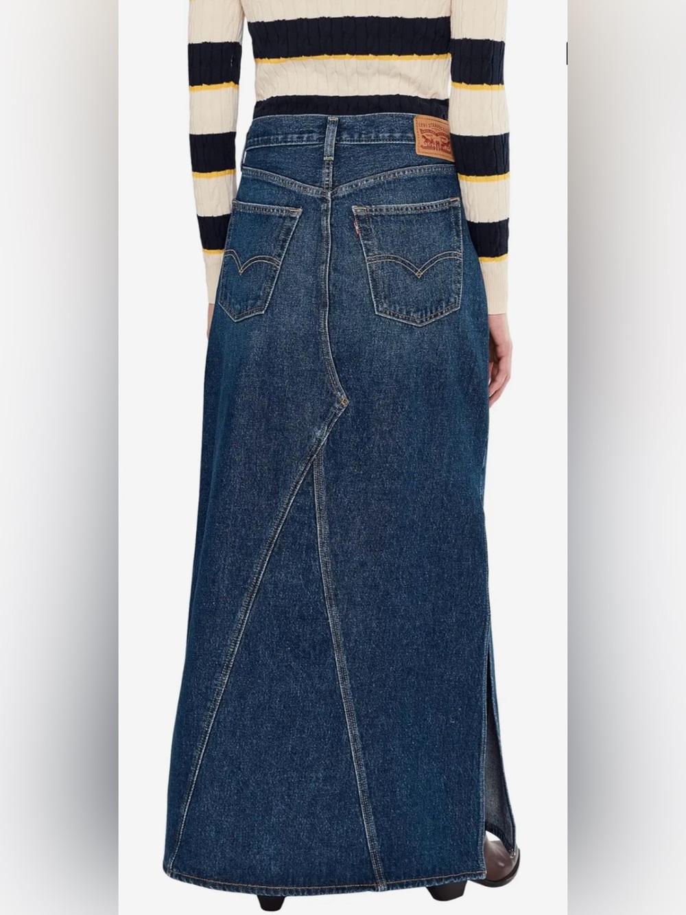 Levi’s Iconic Long Denim Maxi Skirt 29 - Picture 11 of 11
